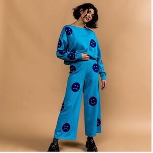 Dressed in LaLa Lots of Emotions Knit Playsuit Size large